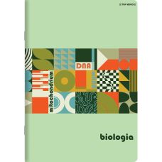 Zeszyt A5 Biologia 60 kartek kratka 70g ze ściągami TOP 2000