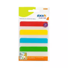 Zakładki indeksujące przezroczyste 38x76mm 4 kolory