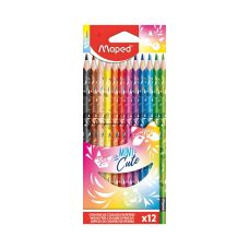 Kredki ołówkowe Maped Mini Cute 12 kolorów 1 sztuka