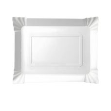 Tacka papierowa biała z nadrukiem motyw Kurczak 25 x 20 cm 250 sztuk