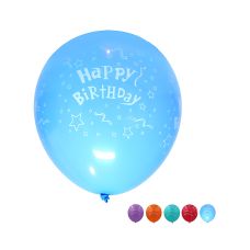 balonów świecących LED Happy Birthday mix kolorów 30 cm 1 sztuka