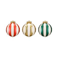 Balony Foliowe Bombki 42x46cm Mix 3 sztuki