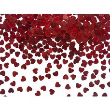 Konfetti Serca Czerwone 5 mm 30g