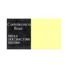 Bibuła krepina dekoracyjna 180g żółta jasna 50x250 cm