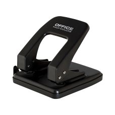 Dziurkacz biurowy OFFICE PRODUCTS do 40 kartek metalowy czarny perforacja dokumentów