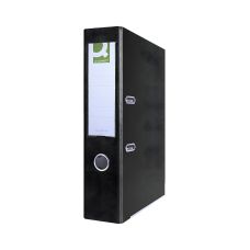 Segregator Q-CONNECT Hero z szyną na 75mm, A4, czarny z tworzywa PP