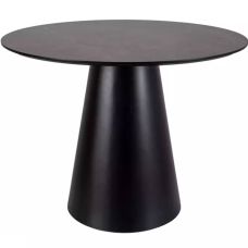 Stół okrągły 120 cm marmur szary czarny Angel Signal