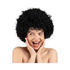 Peruka Afro Czarna Kręcone Włosy na Eventy i Imprezy Firmowe