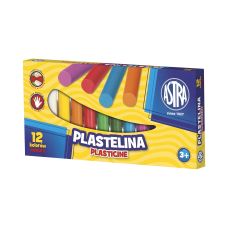 Plastelina Astra 12 kolorów zestaw modelarski 5 opakowań
