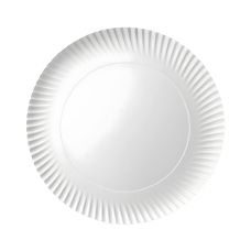 Talerz papierowy biały okrągły 28 cm 100 sztuk do gastronomii i eventów