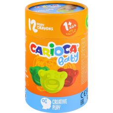 Kredki Misiaki BABY dla dzieci 1+ 12 sztuk