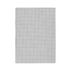Teczka z gumką DONAU kartonowa A4 400gsm trzy skrzydłowa biała w kratę