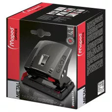 Dziurkacz metalowy Advanced 35 kartek grafitowy metaliczny