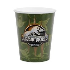 Kubeczki papierowe Jurassic World, 250 ml, mix (6 szt.)