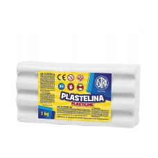 Plastelina Astra Biała 1 kg Elastyczna do Modelowania
