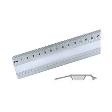 Linijka Aluminiowa Biurowa Leniar 150 cm z Antypoślizgiem