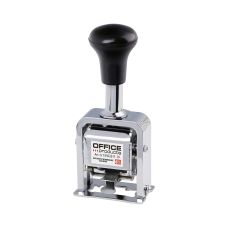 Numerator automatyczny OFFICE PRODUCTS 6 cyfr wysokość liczb 4,5 mm kolor srebrny