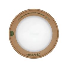Pokrywka papierowa z okienkiem do miski kraft średnica 150 mm 50 sztuk