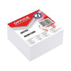 Kostka OFFICE PRODUCTS nieklejona, 85x85x40mm, biała