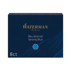 Naboje do pióra wiecznego Waterman długie, niebieskie