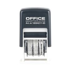 Datownik samotuszujący OFFICE PRODUCTS z tuszem format ISO RRRR-MM-DD czarny