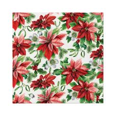 Serwetki papierowe Premium Poinsettia 40x40 cm 12 szt.