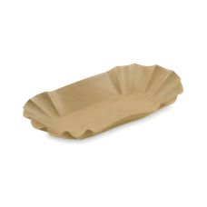 Tacka papierowa głęboka kraft brązowa 17,5 x 10,5 x 3 cm 250 sztuk