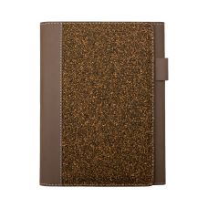 Notebook A5 REBEC korek naturalny z herbatą  szary