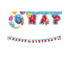 Baner pap. sparkling happy birthday 2,1 m 1 szt.
