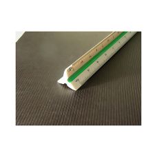 Linijka Trójkątna Skalówka 30 cm 6 Skal 1:100-500 ABS z Etui