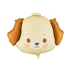 Balon Foliowy Piesek Beżowo-Brązowy 63x48,5 cm do Powietrza i Helu