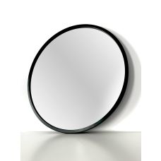 Lustro Łazienkowe Ścienne Faneco Scandi Czarne Matowe 600x600 mm