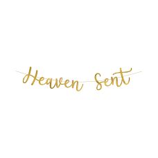 Baner Dekoracyjny Heaven Sent Złoty Papier Lustrzany 14,5x85cm