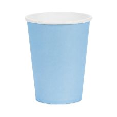Kubeczki Papierowe Jasnoniebieskie 250 ml Jednorazowe Opakowanie 6 Sztuk