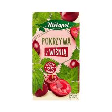 Herbata Owocowo-Ziołowa Herbapol Pokrzywa z Wiśnią 20 saszetek 30g