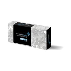 Chusteczki kosmetyczne celulozowe dwuwarstwowe VELVET Professional Box biały 100 listków