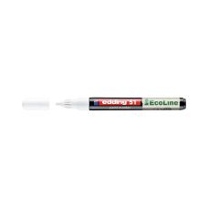 Marker olejowy na bazie wody Edding EcoLine e-51, 1-2 mm, biały