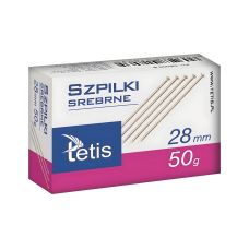 Szpilki srebrne Tetis 28 mm 50g