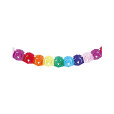 Girlanda papierowa PARTY GO Gift dekoracyjna wielokolorowa 3 metry