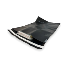 Foliopak kurierski COEX czarny matowy z regranulatu 190x250+50 mm 100 sztuk