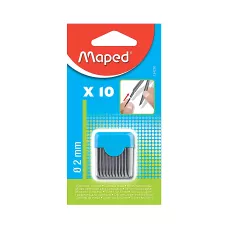 Wkłady grafitowe do cyrkli 2 mm 10 sztuk blister