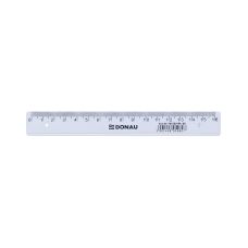 Linijka biurowa DONAU, transparentna, długość 16 cm, 1 sztuka