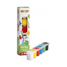 Farby Plakatowe Happy Color Tempera 6 Kolorów x 25ml
