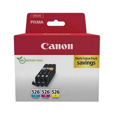 Tusz Canon CLI-526 zestaw kolorowy błękitny purpurowy żółty do drukarek PIXMA
