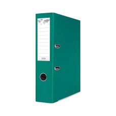 Segregator BASIC-S z szyną na dokumenty A4, 75mm, zielony PP