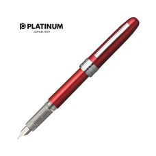 Pióro wieczne Platinum Plaisir Red stalówka F czerwone