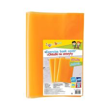 Okładka na zeszyt GIMBOO krystaliczna, format A4, grubość 150 mikronów, pomarańczowa
