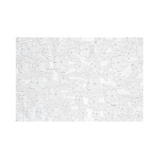 Bieżnik Kwiaty Biały 26 x 500 cm