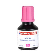 Tusz do uzupełniania markerów permanentnych e-T 25 EDDING, różowy, 25 ml