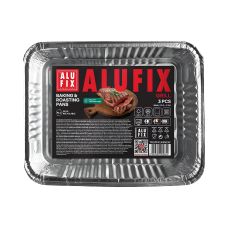 Formy do pieczenia i grillowania aluminiowe ALUFIX Fix-Grill małe 22,5x17 cm 3 szt.